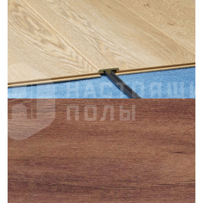 Соединительный Т-профиль Balterio 702 Хикори замшевый, 1850 мм Соединительный Т-профиль Balterio 702 Хикори замшевый, 1850 мм