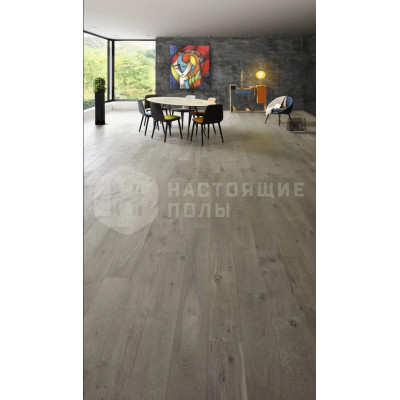 Инженерная доска Design Parquet Loft Pro Дуб Опиум Рустик глубоко брашированный под натуральным маслом, 1000-2000*180*16 мм