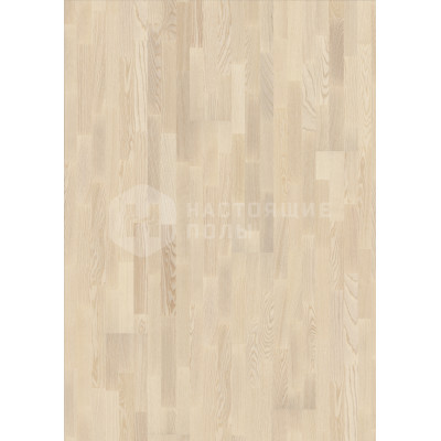 Паркетная доска Karelia Polar Ясень Натур Арктик трехполосный