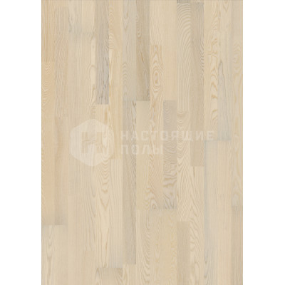 Паркетная доска Karelia Polar Ясень Натур Ванилла Матт трехполосный