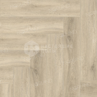 SPC клеевая плитка елочка Alpine Floor Norland Lagom Parquet LVT 1034-05 Братт, 590*118*2 мм