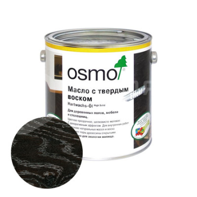 Масло с твердым воском Osmo Hartwachs-Ol Effekt Silber 3091 Серебро (0.22л)