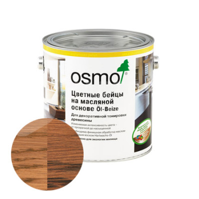 Цветной бейц на масляной основе Osmo Ol-Beize 3516 Ятоба прозрачный/интенсивный (0.22л)