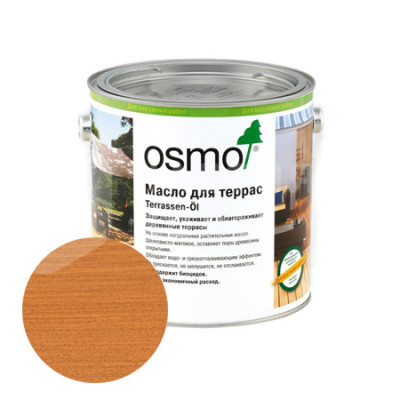 Масло для террасной доски Osmo Terrassen-Ole 009 Лиственница (0.22л)