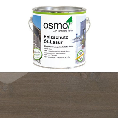Защитное масло-лазурь для древесины с эффектом серебра Osmo Holzschutz Ol-Lasur Effekt 1143 Оникс серебро (0.22л)