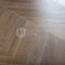Паркет французская елка Lab Arte Дуб Рустик Кайт лак, 600/450*150*14 мм