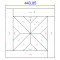 Модульный паркет Lab Arte Geometry Дуб Original №1-65 лак Кайт, 443*443*15 мм
