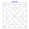 Модульный паркет Lab Arte Geometry Дуб Original №3-65 лак Хани, 443*443*15 мм