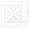Модульный паркет Lab Arte Geometry Дуб Original №8-65 лак Хани, 443*443*15 мм