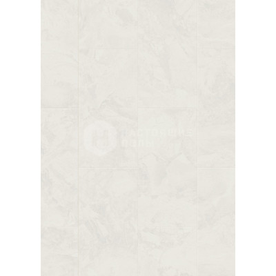 ПВХ плитка замковая Pergo Viskan pad pro V4320-40169 Альпийский камень белый, 610*303*5 мм
