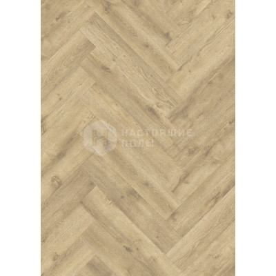ПВХ плитка замковая Pergo Vorma pad pro V4524-40286 Вековой дуб бежевый елочка, 630*126*6 мм