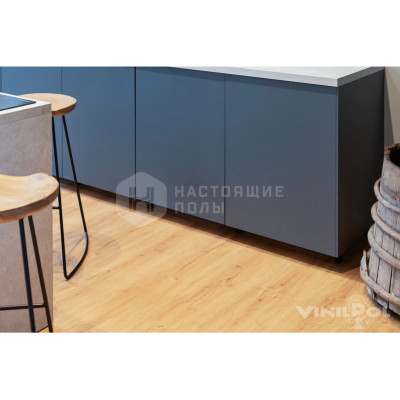 SPC плитка VinilPol Glue 7896 EIR Дуб Флоренция, 1219.6*228.6*2 мм