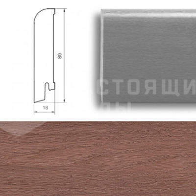 Шпонированный плинтус Pedross Дуб Сан-Антонио, 2500*80*18 мм