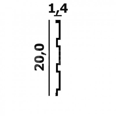 Стеновая панель Перфект Плюс P124-2800, 2800*200*14 мм