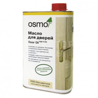 Масло Osmo Door oil 3060 Бесцветное шелковисто-матовое (1 л)