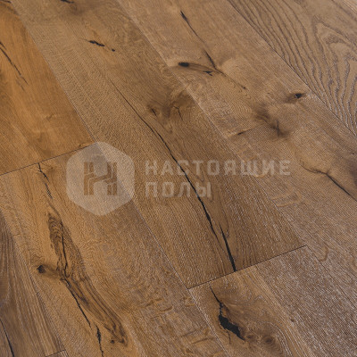 Инженерная доска HM Flooring Decor-3(ECO) Дуб Millrun ручное старение, 600-2200*240*15 мм