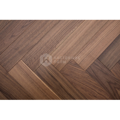 Инженерная доска HM Flooring елочка Орех американский Herringbone Селект, 600*120*14 мм