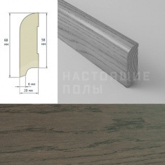 2186-1324 Дуб Северное Море матовый лак, 2100*68*20 мм