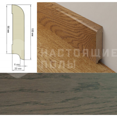 Шпонированный плинтус Coswick профиль №8 2187-1324 Дуб Северное Море матовый лак, 2100*100*20 мм Шпонированный плинтус Coswick профиль №8 2187-1324 Дуб Северное Море матовый лак, 2100*100*20 мм