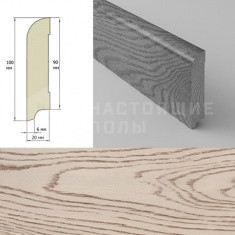 100*20 Дуб Белый Мрамор