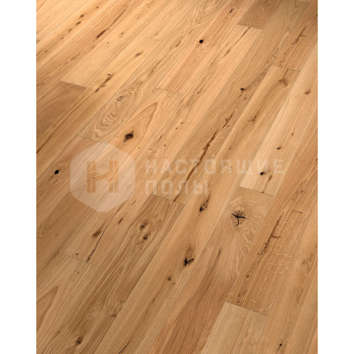 Инженерная доска The Oak Factory Arese брашированный, твердый воск, 1200-2400*192*13 мм