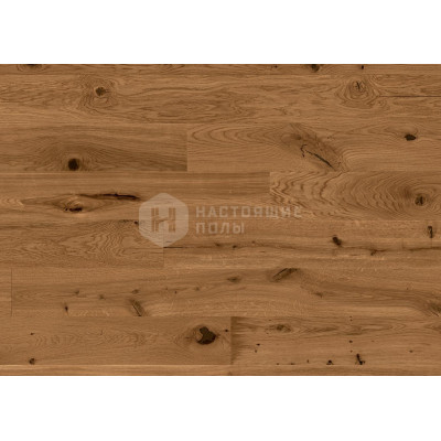 Паркетная доска Weitzer Diele 2245 76241 Дуб Амбер Рустик неистово брашированный, натуральное масло ProVital, 2245*193*13 мм