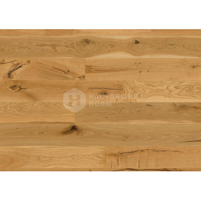 Паркетная доска Weitzer Diele 2245 76344 Дуб Рустик заболонь брашированный, матовый лак ProActive+, 2245*193*13 мм