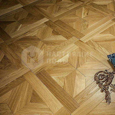 Модульный паркет Kochanelli Верона Дуб Альхибэ брашированный, уф масло, 470*470*15 мм