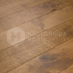 Дуб Бадьян Рустик брашированный под матовым лаком, 1000-2000*220*15 мм