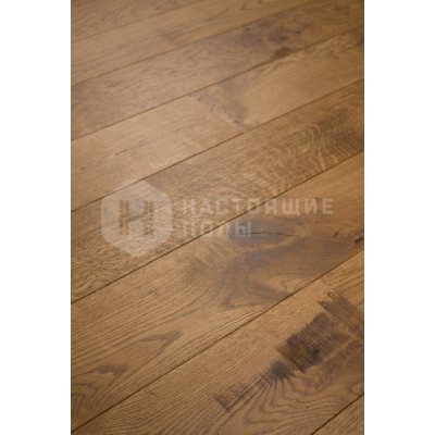 Инженерная доска Design Parquet Loft Pro Дуб Бадьян Рустик брашированный под матовым лаком, 1000-2000*220*15 мм