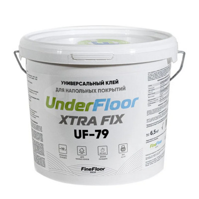 Универсальный клей для ПВХ плитки Underfloor Xtra Fix UF 79 (13 кг)