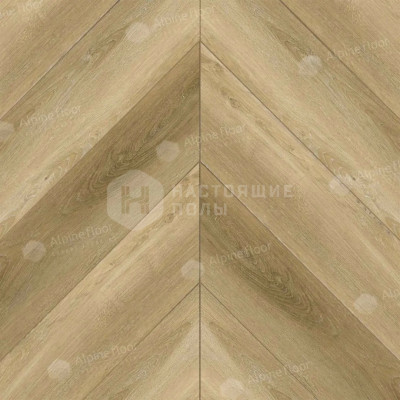SPC плитка замковая французская елочка Alpine Floor Chevron ECO 18-17 Грациозо, 600*127*5 мм