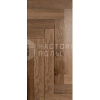 Паркет елочка Green Forest Классик Дуб Тирамису Стандарт, 600/500*90*16 мм