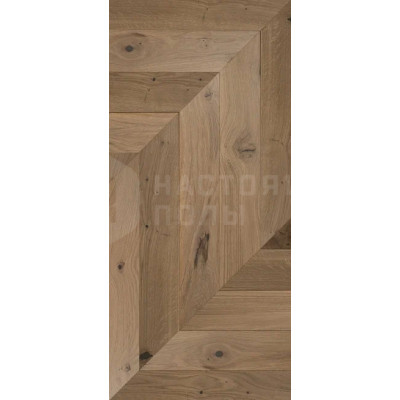 Паркет елочка Green Forest Классик Дуб Капучино Селект, 600*110*16 мм