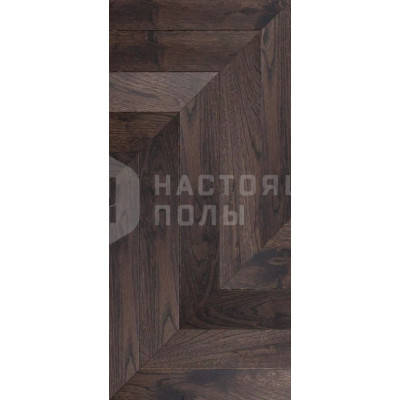 Паркет елочка Green Forest Классик Дуб Шоколад Селект, 600*110*16 мм