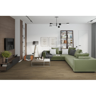 SPC плитка замковая Damy Floor Family 0030-6 Дуб Мокко, 1220*180*4 мм