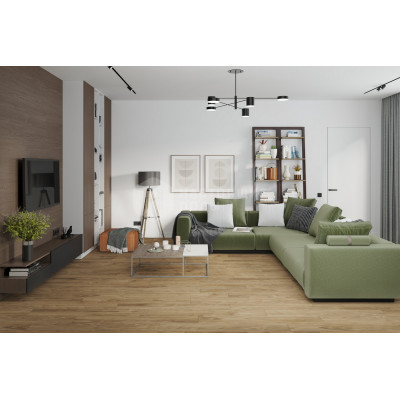 SPC плитка замковая Damy Floor Family 0036-2 Орех Европейский, 1220*180*4 мм