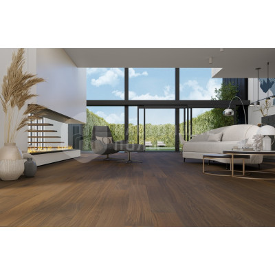 Кварцевый SPC паркет Quartz Parquet Классик 5 400-29 Орех Американский, 400-1220*152*5 мм