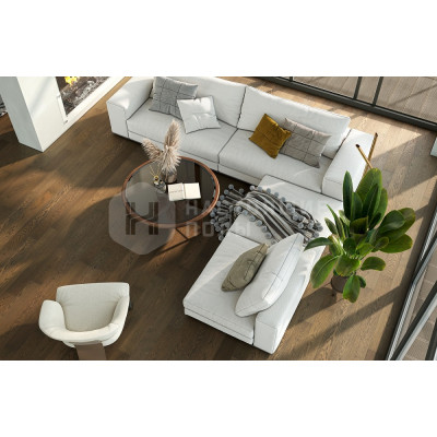 Кварцевый SPC паркет Quartz Parquet Классик 5 410 Дуб Рустикальный, 400-1220*152*5 мм