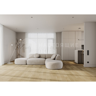 Кварцевый SPC паркет Quartz Parquet Классик 5 1258-58 Дуб Хельсинки, 400-1220*152*5 мм