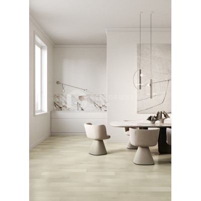 Кварцевый SPC паркет Quartz Parquet Классик 7 400-56 Клен Американский Белый, 400-1220*152*7 мм