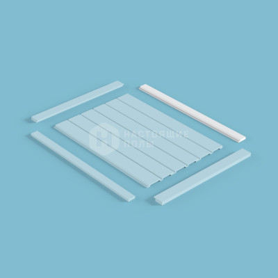 Молдинг финишный Cosca Decor MF001, 2800*46*12 мм