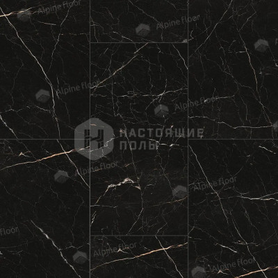 SPC плитка замковая Alpine Floor Stone Mineral Core ЕСО 4-27 Неро, 609.6*304.8*4 мм