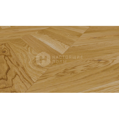 Паркет французская елочка Kochanelli Desierto Дуб Натура Standart брашированный под маслом, 600*120*15 мм