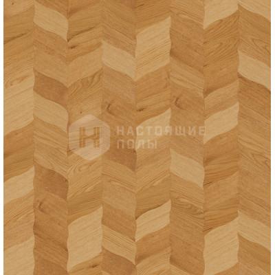 Паркет Елочка Coswick Натуральная палитра 1186-1201-10 Дуб Натуральный Чайный лист Селект энд Бэттер шелковое масло, 350*190*19,05 мм