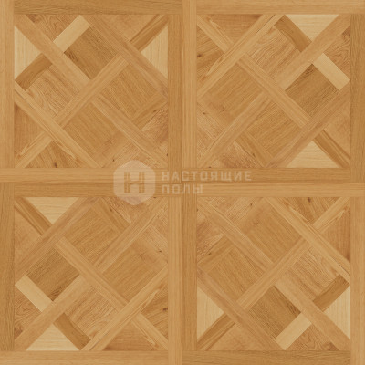 Модульный паркет Coswick Натуральная палитра 1143-1201-10 Дуб Натуральный Версаль Селект энд Бэттер шелковое масло, 635*635*19.05 мм