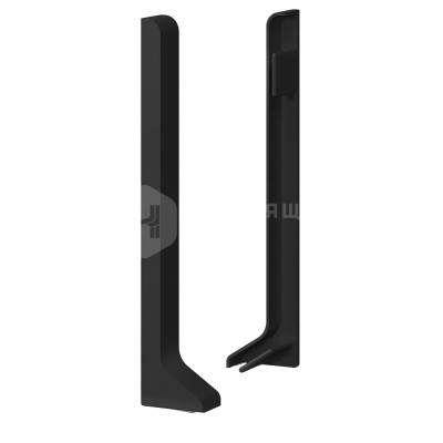 Laconistiq Заглушки Adhesive 60 114-21-60 черный матовый (пара)