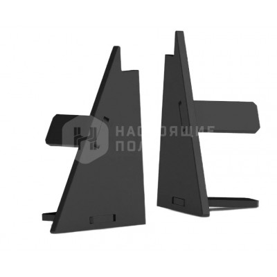 LaconistiqЗаглушки для микроплинтуса Light 108-11-3 черный анодированный (пара)