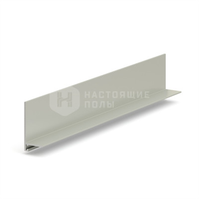 Металлический плинтус Laconistiq 18-100-245 micro L MAX без покрытия, 2450*35.6*16.2 мм