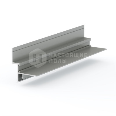 Теневой потолочный профиль Laconistiq 53-100-300 Gips Regular без покрытия, 3000*43*38 мм